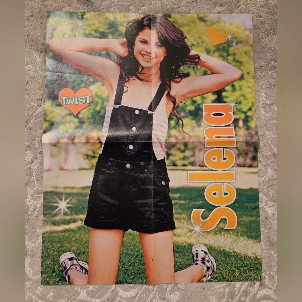Vintage Y2k Selena Gomez / High School Musical Poster